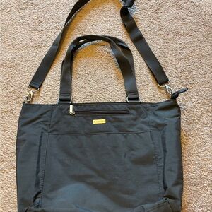 Baggallini Charcoal Crossbody Bag with Dual Handles